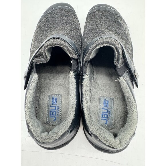 JBU By Jambu Womens JBU Blakely Flats Comfort Shoes Sandals 10.5" Gray Wool - Picture 5 of 13
